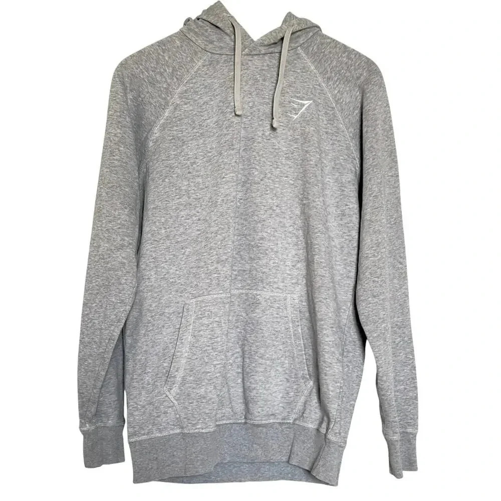 Gymshark Unisex Gray Sweatshirt Hoodie Size M